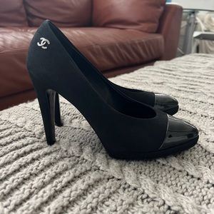 CHANEL Suede Heels